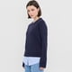 thumbnail image 3 of Polerón Mujer Blusa Mujer Azul Marino Corona, 3 of 5