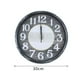 thumbnail image 3 of Reloj De Pared Circular 30cm Gris Decoracion Hogar, 3 of 3