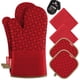 thumbnail image 1 of Juego de guantes y soportes para ollas KEGOUU de alta resistencia al calor, 1 of 7