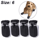 thumbnail image 2 of Zapatos para perros con protección para patas en pavimento caliente, suela antideslizante, botas de verano para perros y gatos con correas reflectantes, 4 unidades, 2 of 5