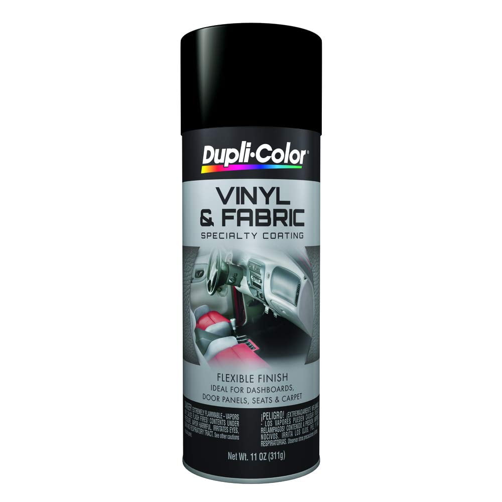 Pintura En Aerosol Dupli-color, Vinilo Negro Plano Y Tela, 325 Ml