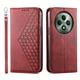 thumbnail image 5 of Funda Flip FOXDOCK para OPPO Reno 12F 4G , Estilo Billetera con Diseño Rombo, Correa de Mano y Soporte, Uso Diario, 5 of 6