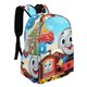 thumbnail image 2 of Thomas-theme Backpack, Campus style schoolbag Bookbag with Adjustable Shoulder Straps And Large Zip Compartment, Unisex Travel Bags.42x30x15cm, 2 of 6