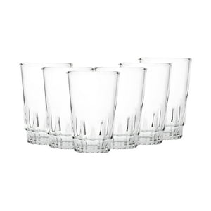 Set 6 Vasos Trago Altos Torino Bebidas Jugos Allegra 320Ml