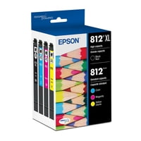 Paquete Combinado De Cartuchos De Tinta Epson 812 Durabrite Ultra T812Xl-Bcs