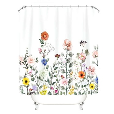 CORTINA DE BAÑO IMPERMEABLE MÁS FORRO DE DUCHA 180x180 cm