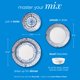thumbnail image 3 of Platos para Aperitivos Corelle Vitrelle Portofino 6 pzs 17,1 cm, 3 of 6