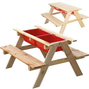 Genérico - Mesa De Madera Para Jugar Con Agua Y Arena