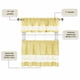 thumbnail image 5 of Juego de cortinas para ventana ACHIM Tier and Valance Live Love Laugh, 5 of 6