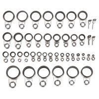 Ioensy - Guías De Caña De Pescar Al Aire Libre Consejos Guía De Caña De Pescar Ojos 41Pcs