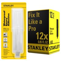 Stanley - Adhesivo Epóxico Impermeable De Grado Marino 25 Ml Paquete De 12