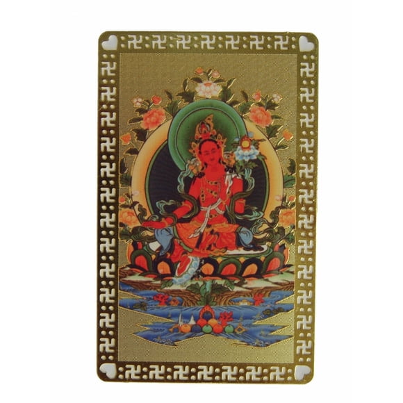 Tarjeta talismán importada del Feng Shui, color rojo, para salud y suerte