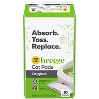 Almohadillas Para Gatos Purina Tidy Cats Breeze, 10 Unidades, Para Litter Sys