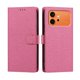 thumbnail image 2 of Cartera para Honor 600 con Soporte y Correa, Rojo Rosa, 2 of 6