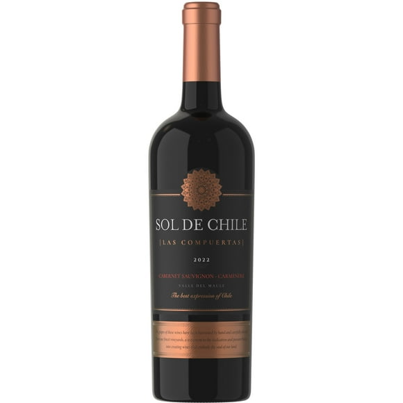 Vino Las Compuertas Blend Cs/Cr Botella, 750 Ml