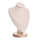 thumbnail image 3 of Soporte De Exhibición De Joyas Organizador Soporte De Cadena De Busto De Madera Blanco Roto M, 3 of 5