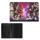 thumbnail image 2 of Mob Psycho Porta Pasaporte y Cartera de Viaje Premium de Cuero PU, Funda de Pasaporte Bloqueo RFID con Ranuras para Tarjetas de Crédito, Estuche para Libro de Pasaporte para Familia 10cm × 15cm, 2 of 6