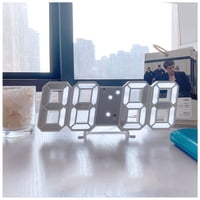 Oem - Reloj Despertador De Mesa 3D Blanco