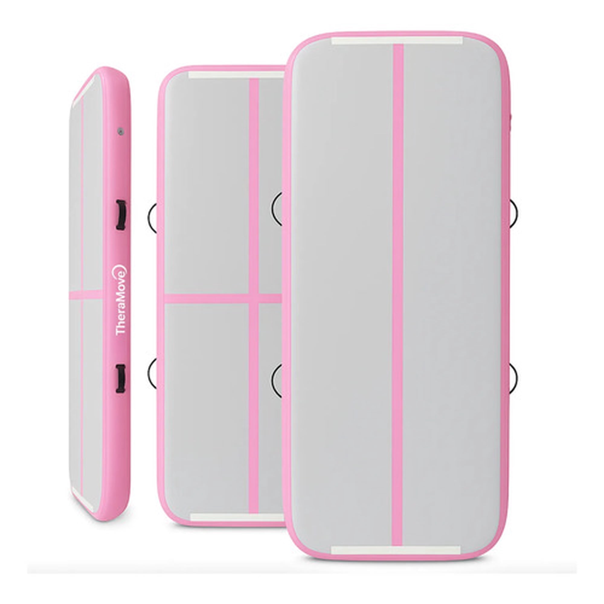 Marca - Colchoneta Inflable Airtrack 3x1mx20cm Incluye Bolso Y Bomba Rosa