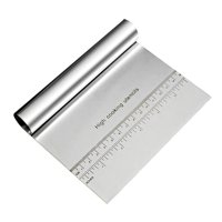 Disparo - Scraper Cortador De Masa Con Regla 19Cm Cocina Reposteria