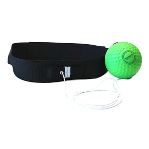 Magideal - Diadema De Pelota De Reflejo De Boxeo, Pelota De Lucha De Perforación De Reflejo, Pelota De Boxeo De Velocidad De Perforación Ajustable En Cuerda Bola Verde 40G