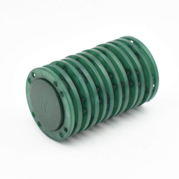 Botón magnético de costura Magerial 26 mm de nailon, 6 pares, verde
