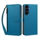 thumbnail image 1 of Funda Tipo Billetera para samsung galaxy S26 FE con Soporte y Bolsillo con Cierre Azul, 1 of 1