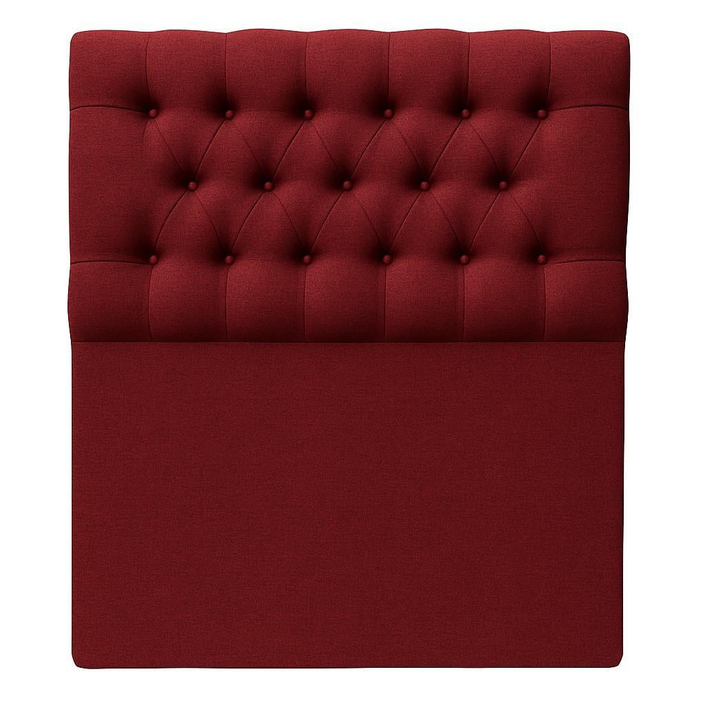 Ethan Desing - Respaldo De Cama 1 Plazas Burdeo Capitone