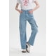 thumbnail image 1 of Jeans Mujer Cargo Calce Recto Azul - V, 1 of 4
