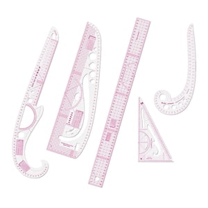 Bothyi - Regla Curva Francesa, Herramientas De Costura A Medida Para Creadores De Patrones, Diseñadores Principiantes, 5 Uds.