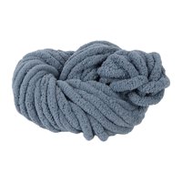 Bothyi - Hilo Grueso De Chenilla, Lavable, Súper Voluminoso, Para Tejer A Ganchillo, Gris Oscuro