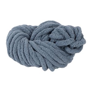 Bothyi - Hilo Grueso De Chenilla, Lavable, Súper Voluminoso, Para Tejer A Ganchillo, Gris Oscuro