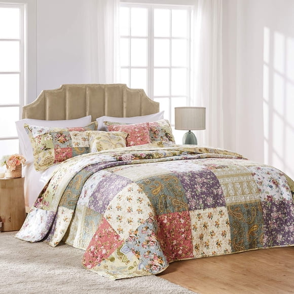 Juego de colchas Greenland Home Fashions Blooming Prairie