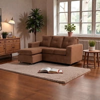 Muebles Altiro - Seccional Emanuel - Tela Felpa Café