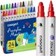 thumbnail image 1 of Coogert 24 Paint Pens for Rock, Fabric, Wood, Glass, Craft, 1 of 3