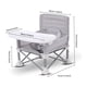 thumbnail image 2 of Aluminium Alloy Foldable Portable Compact Baby Chair With Safe Belt For Indoor Outdoor Use, Easy Travel For Camping Picnics , Boys & Girls, 2 of 2
