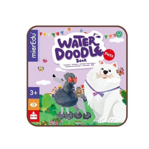 Mieredu - Libro Para Pintar C/Agua Mascotas