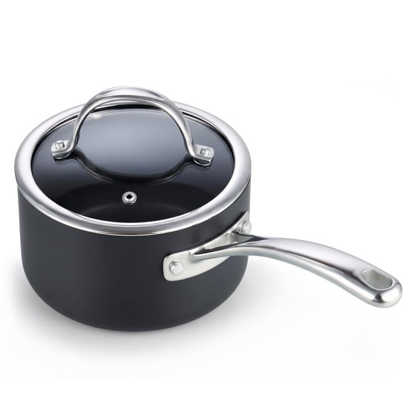 Cacerola Cooks Standard de 2 L con Tapa de Vidrio Antiadherente
