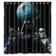 thumbnail image 1 of Cortina de ducha con armadura de Darth Vader de Star Wars, juego de cortina de baño con ganchos, tamaño 66 x 72 pulgadas, 1 of 3