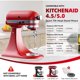 thumbnail image 2 of Batidor plano K45B para KitchenAid 4.5 y 5 Qt Tilt Head, 2 of 3