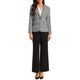 thumbnail image 2 of INSPIRE CHIC Chaqueta de Traje Casual de Negocios para Mujer con Estampado de Pata de Gallo para Otoño S Negro, 2 of 5