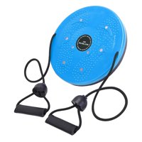 Magideal - Disco De Torsión De Cintura, Tabla De Torsión De Cintura Con Cuerda, Ejercicio Portátil Para Fitness, Práctica De Ejercicios Aeróbicos En El Gimnasio Azul