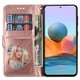thumbnail image 1 of Funda para FOXDOCK Elegante funda Xiaomi Redmi Note 13 Pro 5G Glitter con cremallera-Ideal para el uso diario, 1 of 5