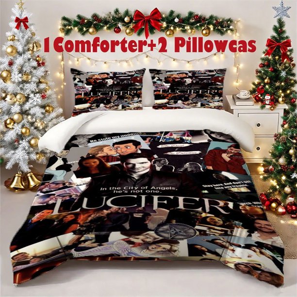 3pcs Fallen One's Blazing Glory Printed Bedding Set Soft Duvet Cover with 2 Pillowcases All Season Comfort