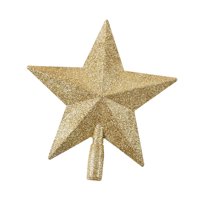 Magideal - Estrella De Árbol De Navidad Ornamento Colgante Para Árbol Festivo Decoración De Punta De Árbol Accesorio Decorativo Fabricado Con Pp Sólido Adecuada Oro