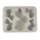 thumbnail image 2 of Molde Silicona 5 Conejos Grandes Pequeño de Pascua Gris, 2 of 2