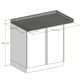 thumbnail image 4 of MUEBLE COCINA MODULAR 100% ARMADO ESQUINERO 100CM BLANCO, 4 of 4