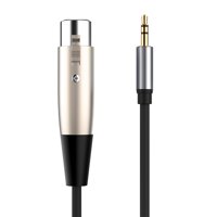 Bothyi - Cable Adaptador De Audio Trs De 3 5 Mm Estéreo A Xlr Para Videocámaras
