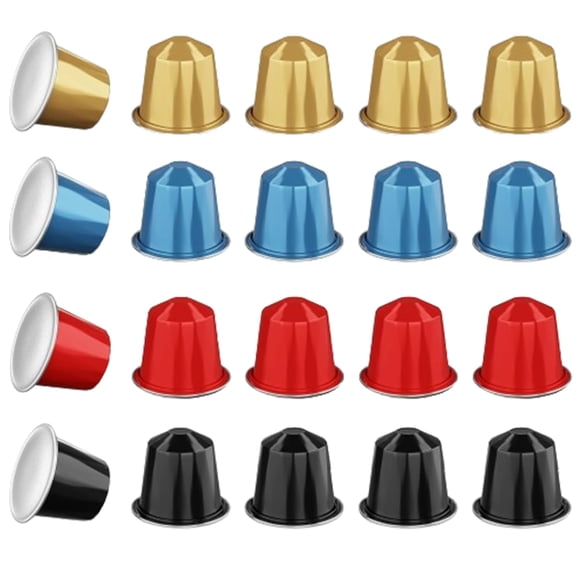 Paquete variado de cápsulas de espresso compatible con máquinas Nespresso Original Line, 40 unidades