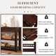 thumbnail image 2 of Console Sofa Table with 2 Storage Drawers and 2 Tiers Shelves, Mid-Century Style 42'' Solid Wood Buffet Sideboard for Living Room Furniture Kitchen Dining Room Entryway Hallway, Espresso (W120284583), 2 of 3